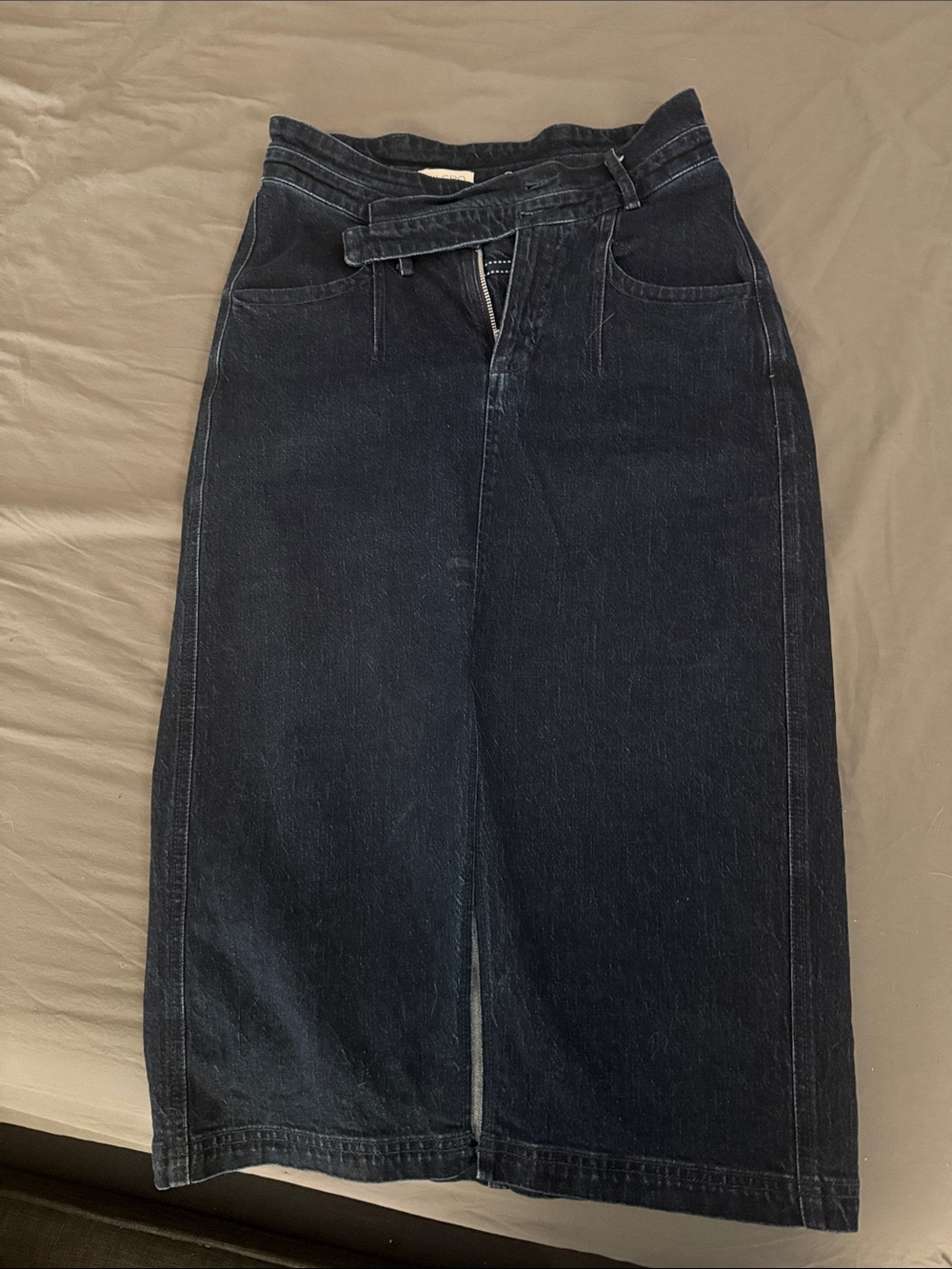 Pilcro Straight-Leg Women's skirt- Dark Indigo